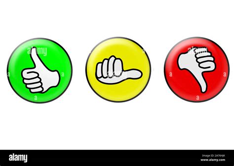 Thumb Icon Set Likedislike And Neutral Icon Thumbs Up In Green