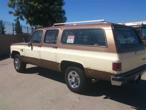 1981 Chevrolet Silverado Suburban 34 Ton 4x4 For Sale Photos