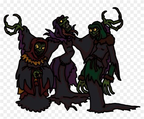 Three Witches Png Download Weird Sisters Macbeth Png Transparent