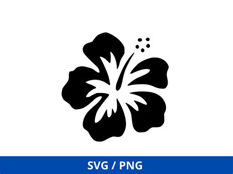 Hibiscus Svg Hibiscus Clip Art Hawaiian Flower Svg Hibiscus Etsy