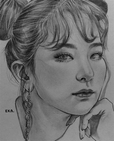 By Boiledegg98 Kpop Drawings Cool Art Drawings Pencil Drawings Girly Drawings Drawing Faces