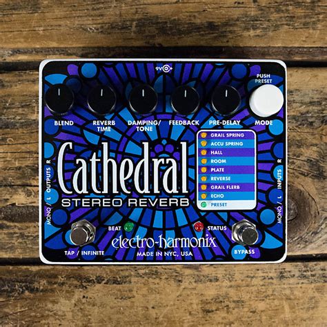 Electro-Harmonix Cathedral Stereo Reverb | Reverb