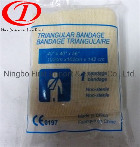 Medical Gauze Triangular Bandage Dmdb 040 Dmdb 041 Dmdb 042 China