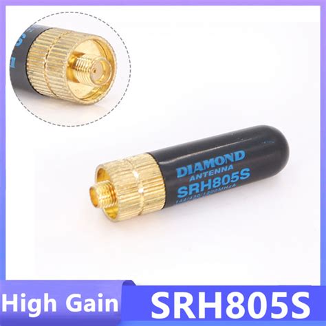 SRH805S Antenna High Gain SMA Female DIAMOND 805 Short Antenna Dual