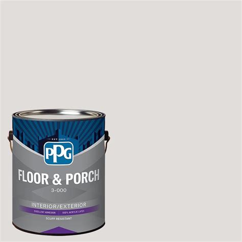 PPG 1 Gal PPG1003 1 Fall Chill Satin Interior Exterior Floor And Porch