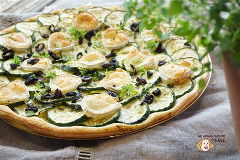 Tarte aux courgettes et au fromage de chèvre 4 personnes