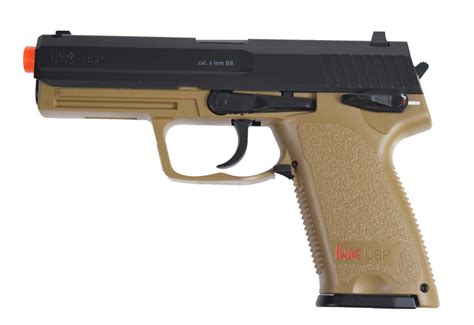 Handk Usp Co2 Airsoft Pistol Heckler And Koch Tanblack