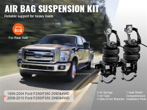 Vevor Air Bag Suspension Kit Air Springs Suspension Bag Kit Compatible