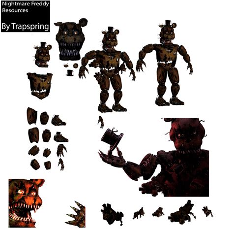 Fnaf Nightmare Freddy Photoshop Resources By Trapspring On Deviantart