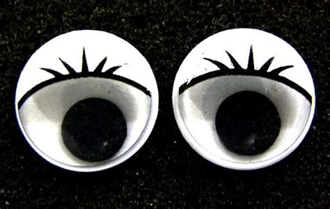 White 15mm Lashes Wiggle Eyes wobbly/googly Craft B1148 | eBay