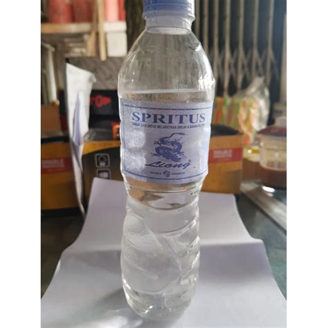 Jual Spiritus Botol Aqua Spirtus Bening Bahan Bakar Sepiritus Putih