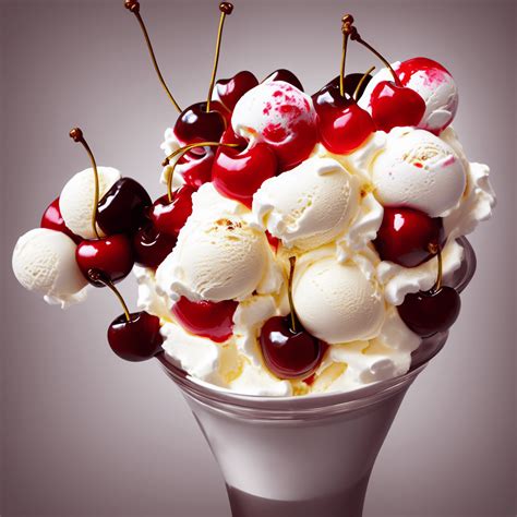 Graphic Of An Ice Cream Sundae Creative Fabrica