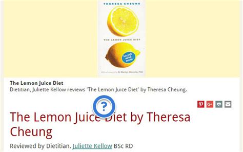 lemon-juice-diet - Health Juices - Healthy Drinks