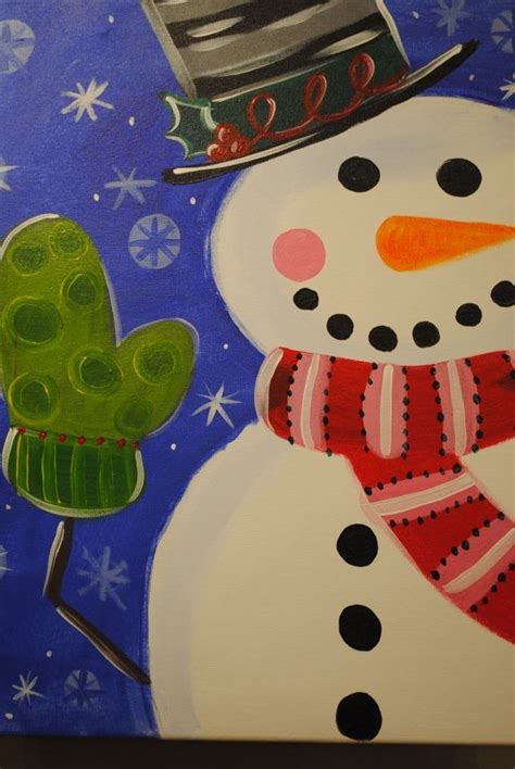 Easy Snowman Painting At Explore Collection Of Easy Snowman Painting