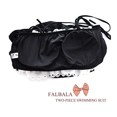 YOMORIO Womens Kawaii Japanese Ruffle Bikini Swimsuit Anime Cute Cat Cosplay Lingerie Costume