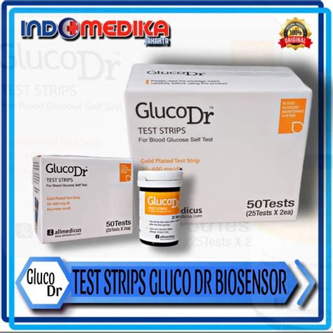 Jual Gluco Dr Strip AGM 2100 Strip Glucodr Biosensor Isi 50 Strip