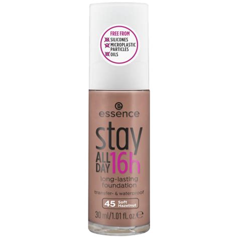 Essence 16H Long-Lasting Foundation 45 Soft Hazelnut 30ml - Clicks