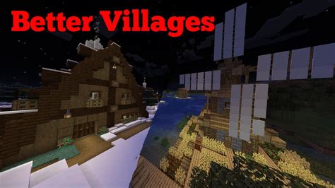 Aldeas Increibles En Minecraft Better Villages Mod Youtube