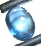 Oval Cabochon Kyanite Cabochon with Asterism - Gemstone Image