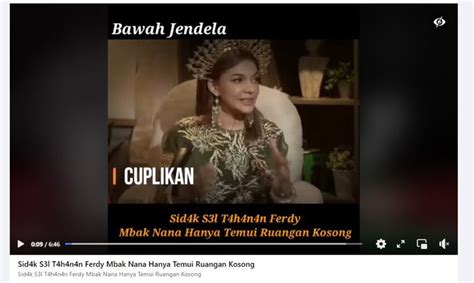 Cek Fakta Hoaks Video Najwa Shihab Sidak Sel Ferdy Sambo Temukan