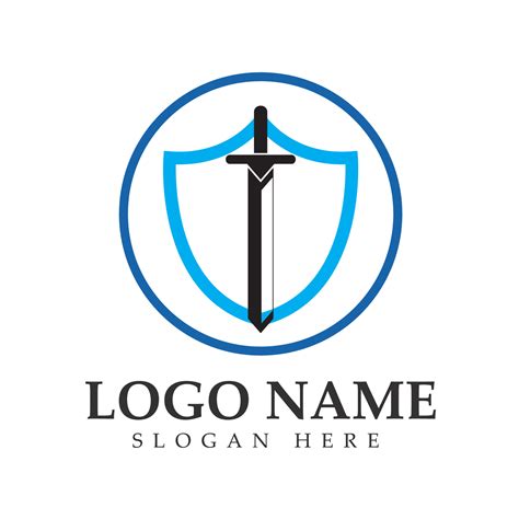 Shield And Sword Logo Icon Design Template Guardian Icon Security