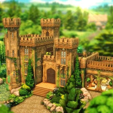 Sims 4 Medieval Castle Artofit