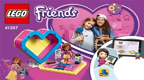 Lego Instructions Friends 41357 Olivias Heart Box Youtube