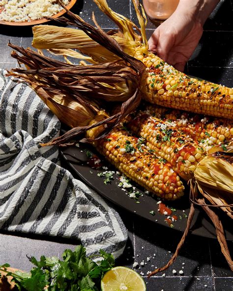 Fire Roasted Corn On The Cob Cooking Panda