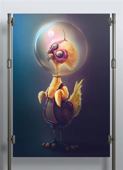 Chicken Alien On Behance