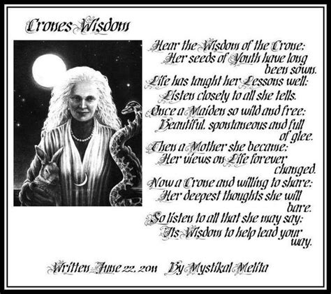 Crone Wisdom Wisdom Goddess Magick Spell Book