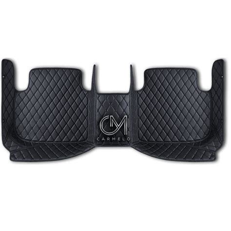 Black Luxury Custom Car Floor Mats - Carmelo Car Mats