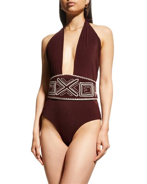 Johanna Ortiz Golden Beaches One Piece Swimsuit Neiman Marcus