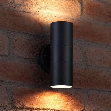 Auraglow Up Down Outdoor Wall Light WINCHESTER Black Auraglow