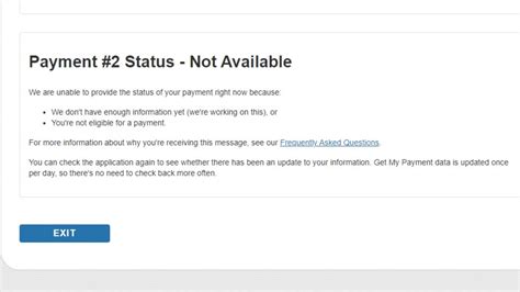 Status Not Available Message Means Youre Not Getting Stimulus