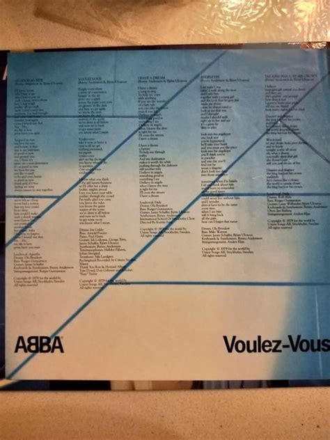 Abba Voulez Vous Vinyl Record Hobbies Toys Music Media