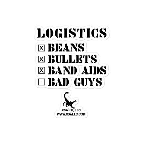 Logistics Sticker Xsa International Llc