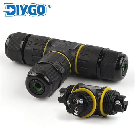 Ip68 M20 T Alak Vízálló Csatlakozó 3 Csap 4 Tűs Gyors Elektromos Huzal ...