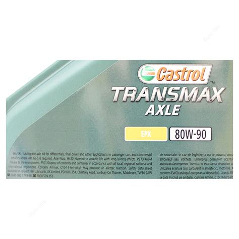 Castrol TRANSMAX Axle EPX 80W 90 80W90 Multipurpose Axle Fluid 5