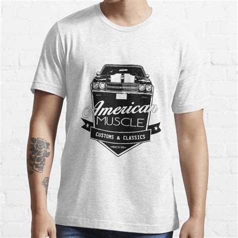 American Muscle Chevelle T Shirt For Sale By Yourauto Redbubble