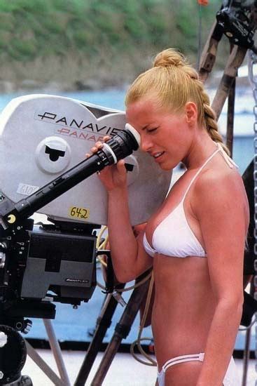 Cheryl Ladd In White Bikini Looks Into Camera Lens On Set Charlies Angels 4x6 Moviemarket