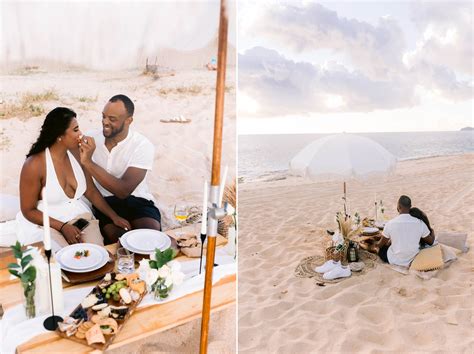 Romantic Oahu Date Night Idea - Sunset Picnic at the Beach - Honolulu