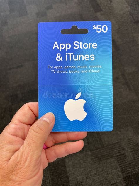 An Apple T Card Ready For A Person To Purchase Editorial Stock Image