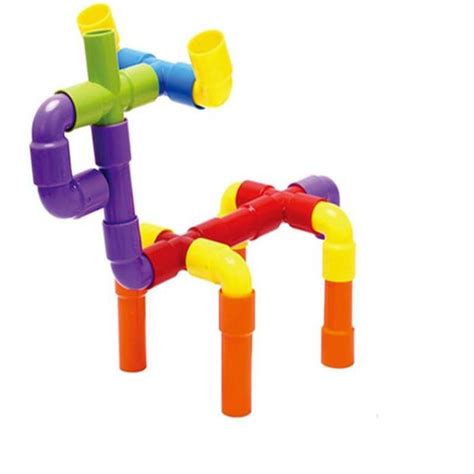 Buy Educational Water Pipe Building Blocks Toys Diy Assembling Pipeline