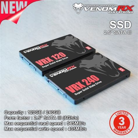 Ssd Venomrx Vrx Gb Sata Iii Ssd Venomrx Gb Sata Ssd