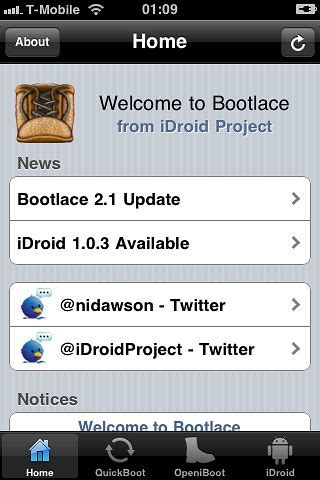 Bootlace nowy sposób na Androida w iPhonie wideo