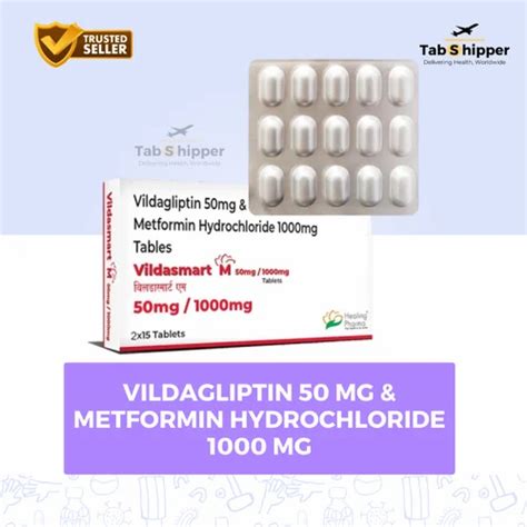 Vildagliptin 50 Mg And Metformin Hydrochloride 1000 Mg Tablet At Rs 230 Box In Nagpur