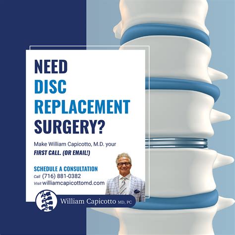 Disc Replacement Surgery William Capicotto M D Pc