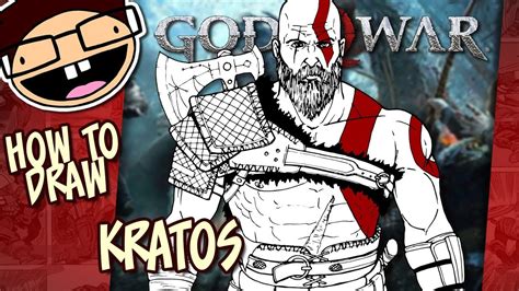 How To Draw KRATOS God Of War Narrated Easy Step By Step Tutorial