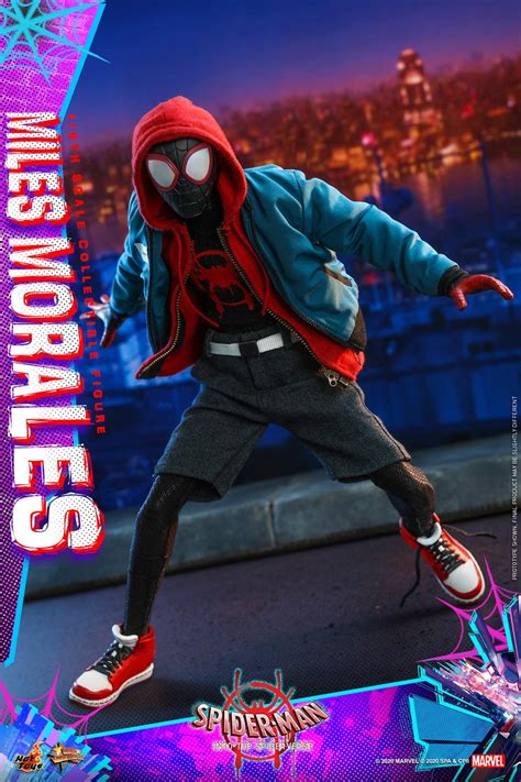 Hot Toys Spider Man Into The Spider Verse 1 6 Miles Morales Figures