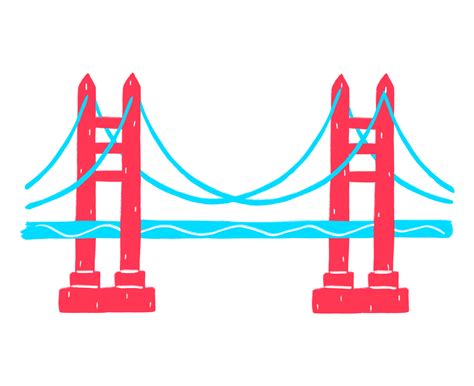 Brooklyn Bridge New York Graphic Element Illustration 9931712 PNG